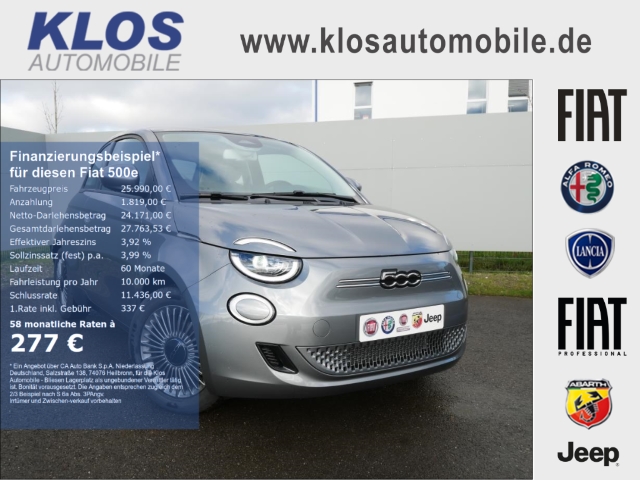 Fiat 500E ICON 42kWh MAGICEYE WINTER PARK KOMFORT