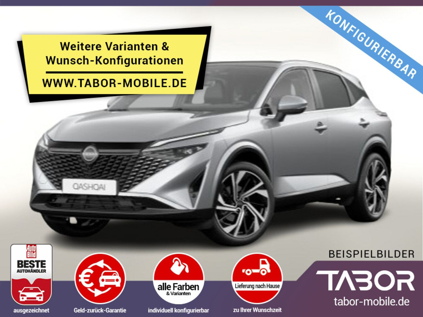 Qashqai MHEV 158 CVT Tekna+ Pano ACC Massage eHK