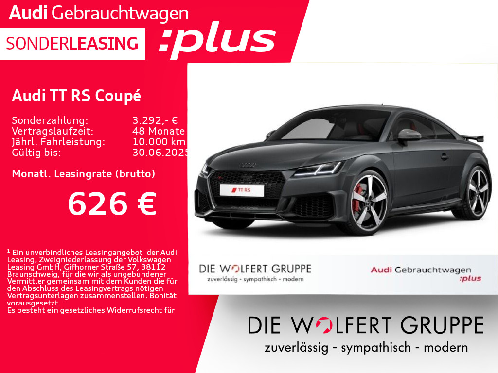 TT RS Coupé quattro S tronic 280km/h*RFK*B&O*GRA