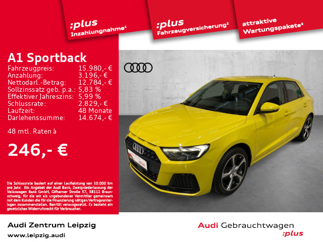Audi A1 Sportback 25 TFSI advanced