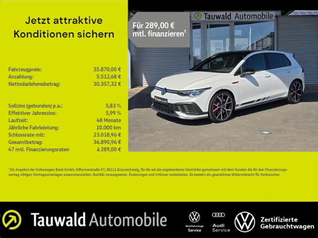 Volkswagen Golf VIII GTI Clubsport Black Style