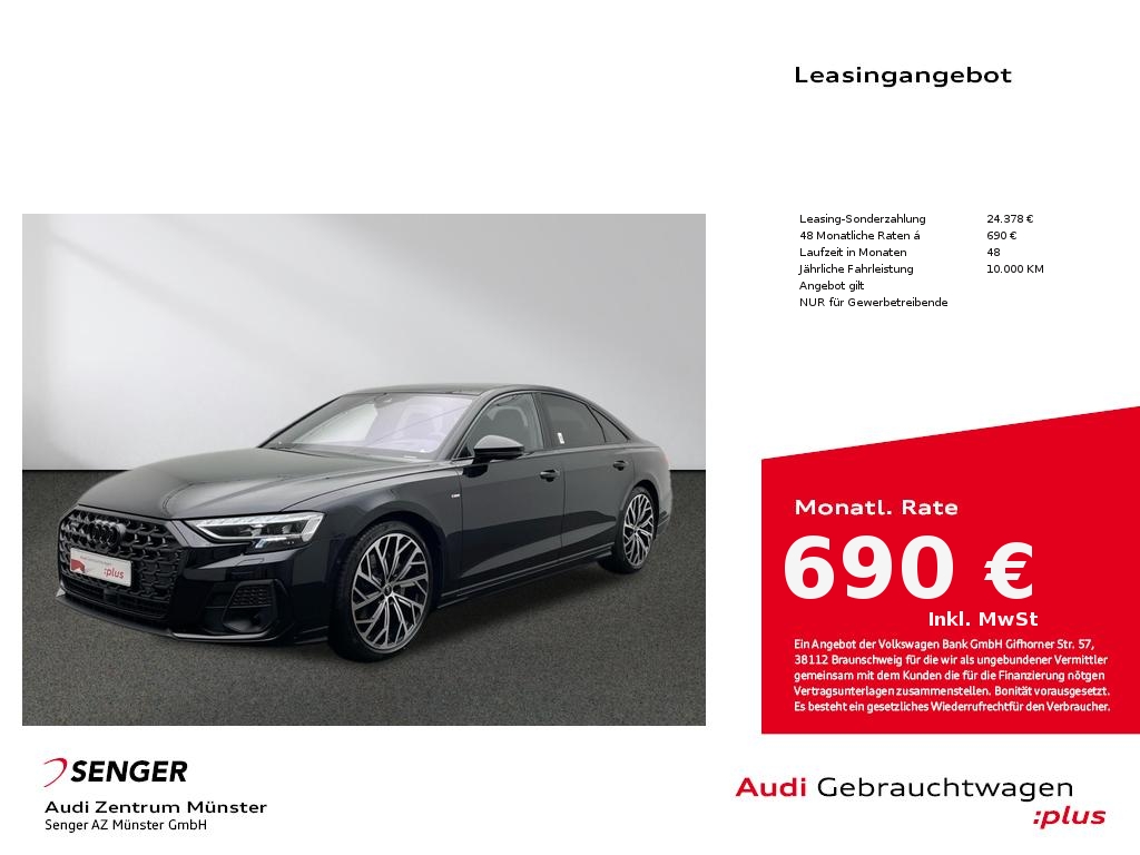 A8 50 TDI quattro Digitales Cockpit Leder Matrix