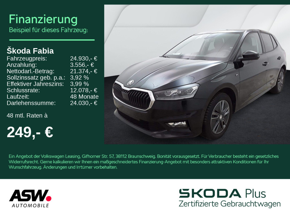 Fabia Selection 1,5 TSI DSG LED NAVI PANO ACC VC