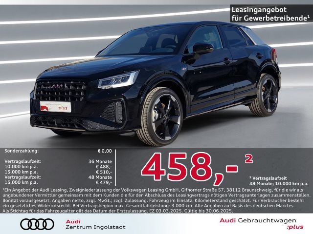 Q2 S line 40 TFSI qu 2x NAVI AHK ACC 19" Kamera