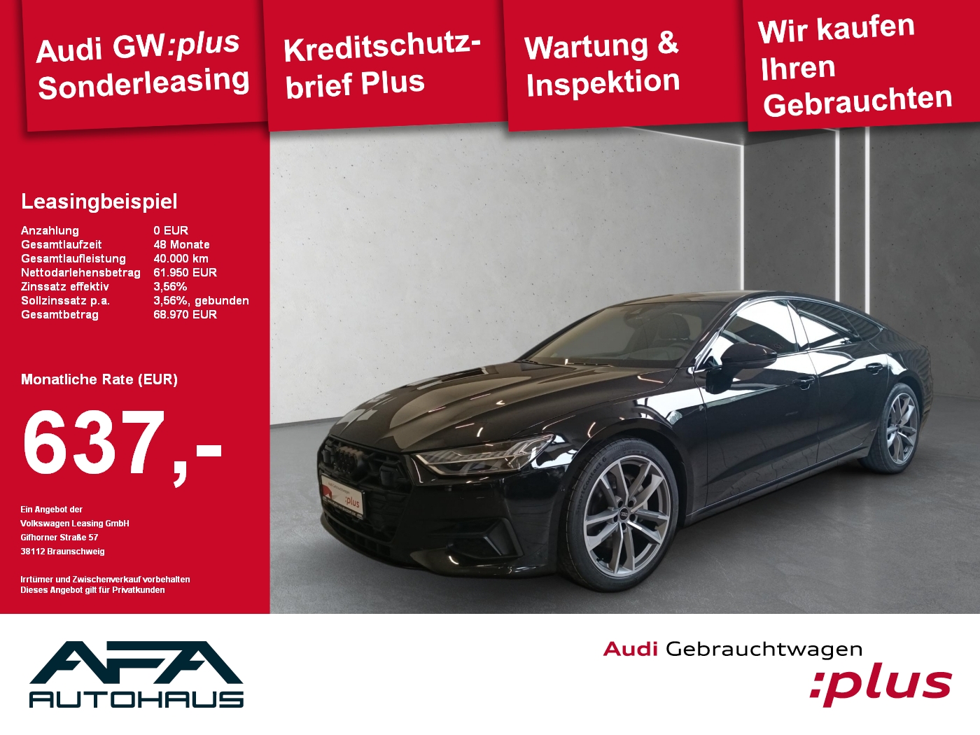 A7 Sportback 45 TFSI qu. S tr. AHK*Pano*HDMatrix