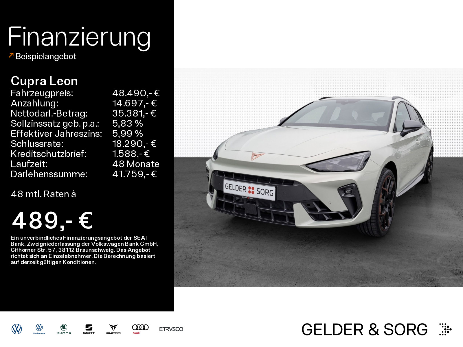 Leon Sportstourer VZ 2.0 TSI DSG MATRIX*NAVI*AHK*