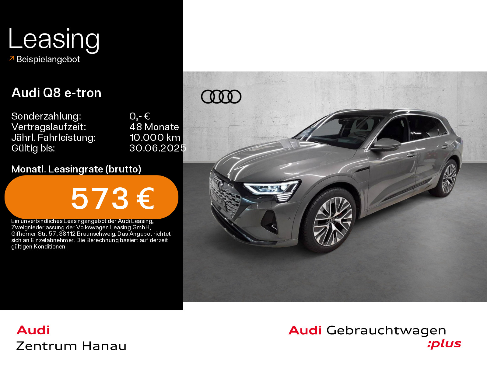 Q8 e-tron 55 quattro advanced*NAVI-PLUS*MATRIX*HUD*LEDER*VIRTUAL*21ZOLL