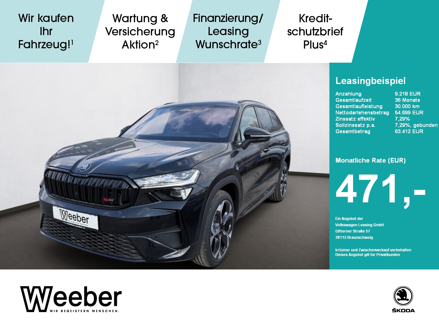 KODIAQ 2.0 TSI 4x4 DSG RS HeadUp AHK Navi LED