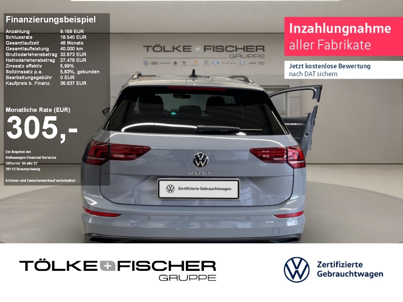 Golf VIII Variant 2.0 TDI W Life AHK Virtual