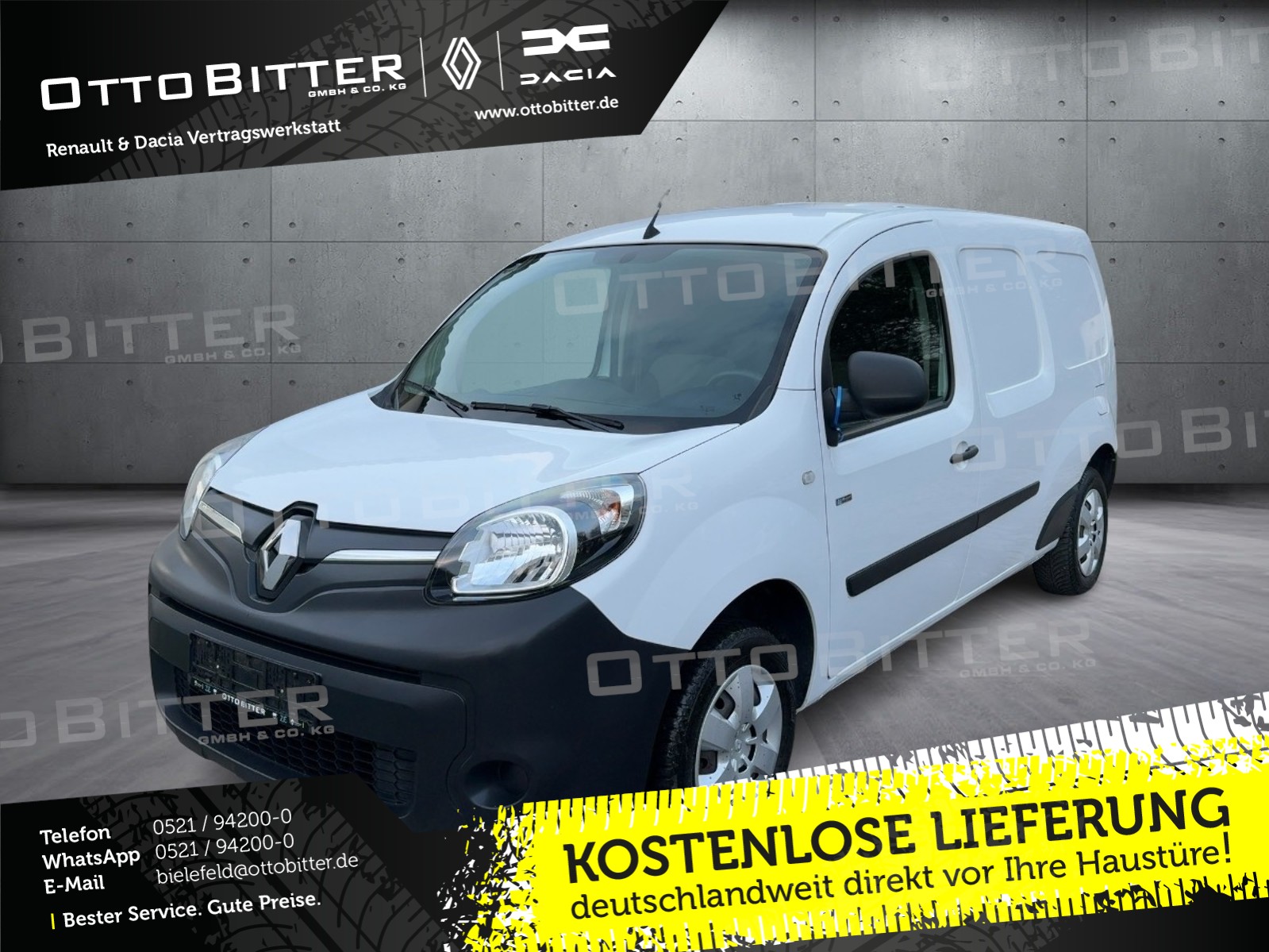 Kangoo Maxi Batteriemiete Z.E.33 (33kWh) NAVI