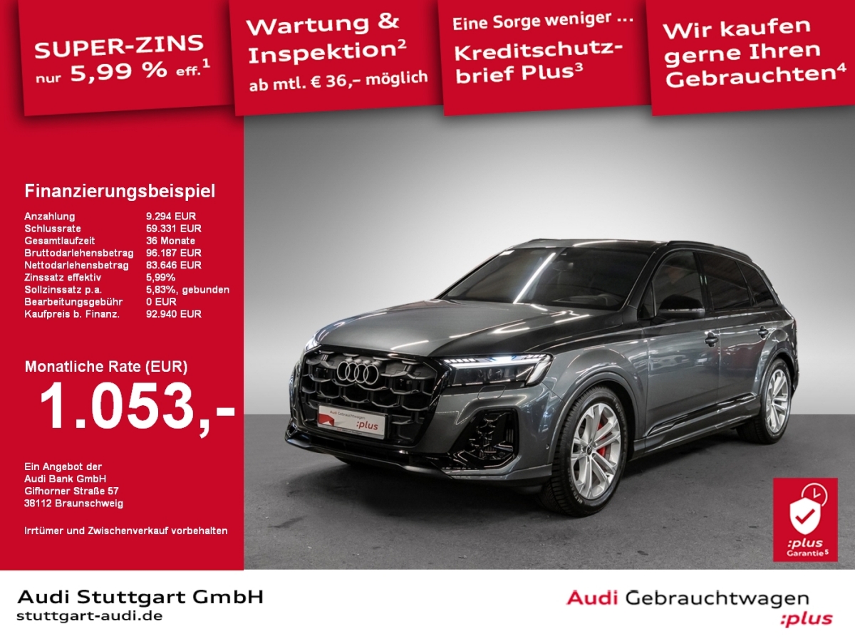 Audi Q7 S line 60 TFSI e quattro