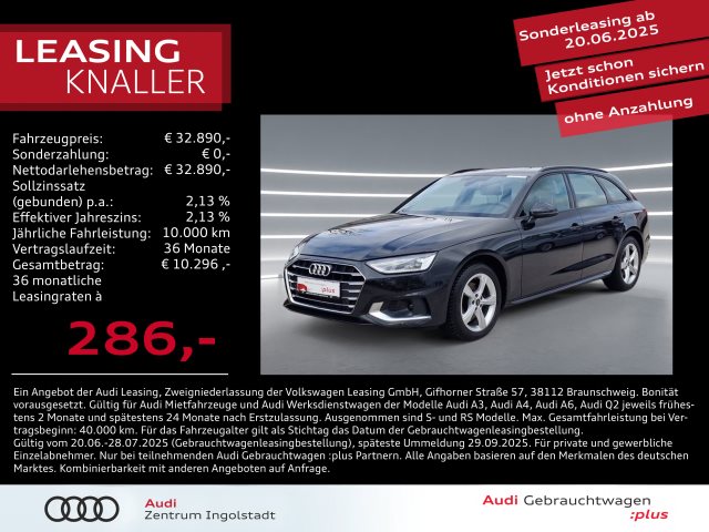 A4 Avant Advanced 35 TFSI NAVI ACC virtual Leder