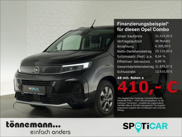 Combo E FACELIFT GS XL CDTI AT 7-SITZER+NAVI+RÜCKFAHRKAMERA+SCHIEBETÜR BEIDSEITIG+SITZ-/LENKRADH
