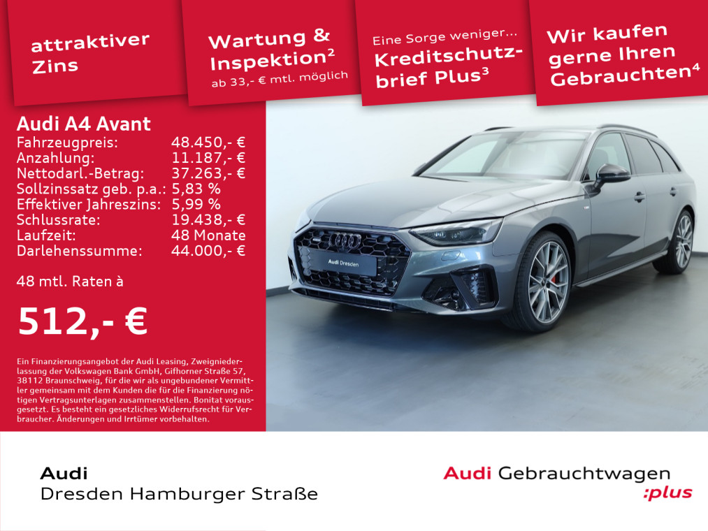 Audi A4 Avant 40 TFSI Q S-Line