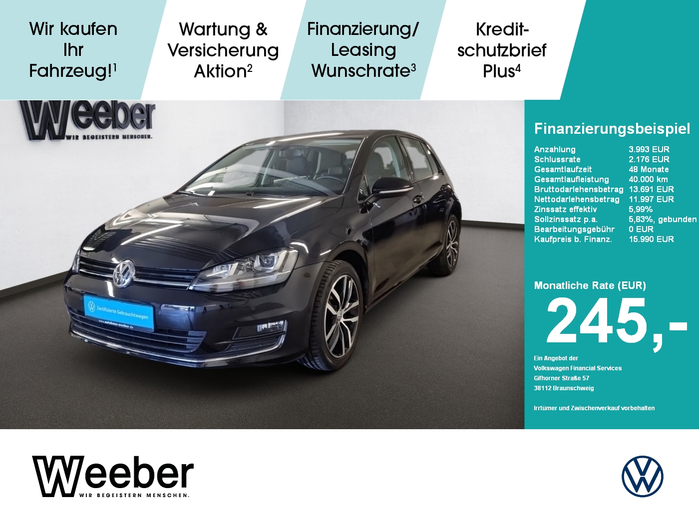 Volkswagen Golf VII Lim Highline