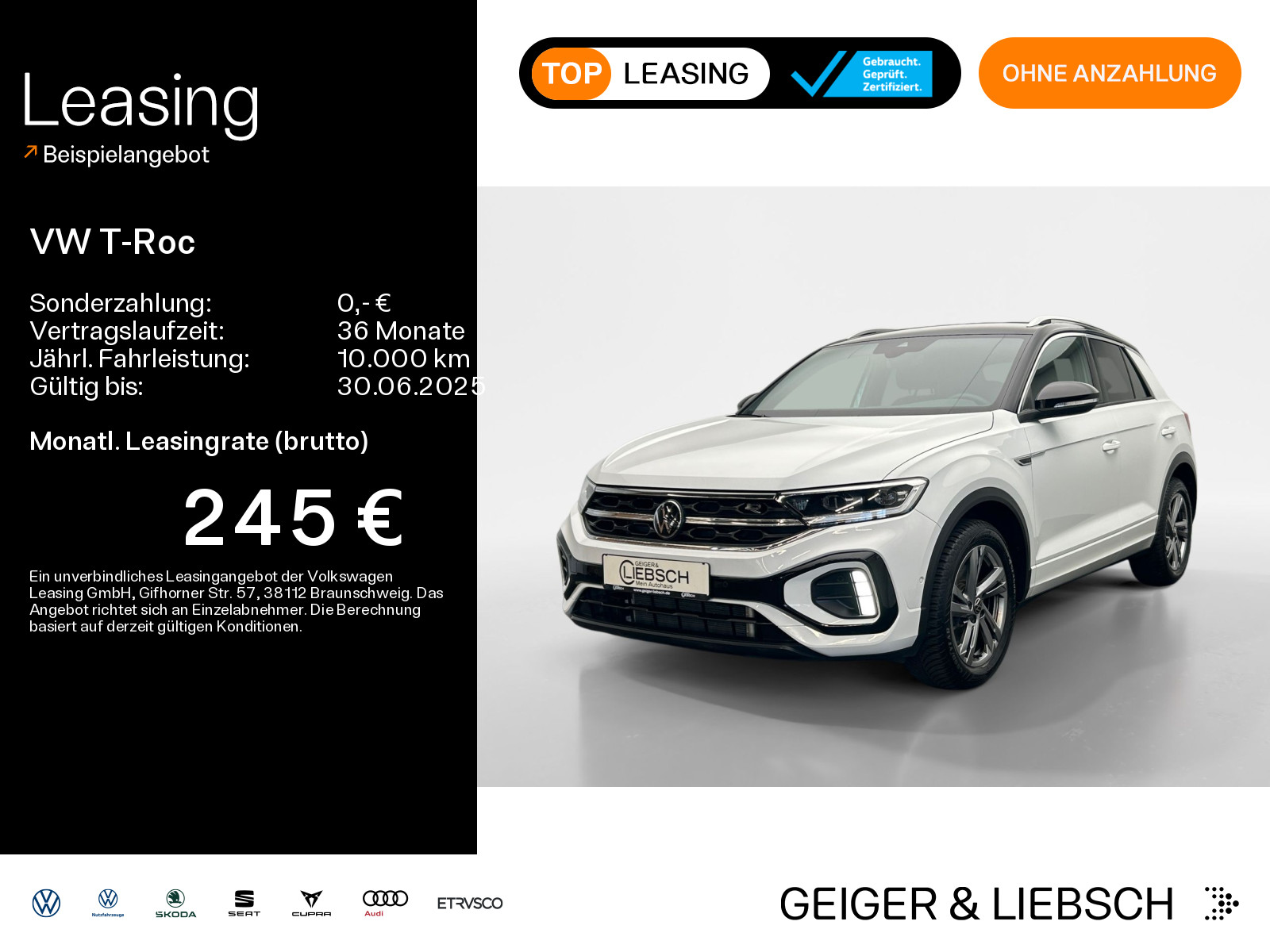 T-Roc 2.0 TDI DSG R-LINE*LED*AHK*DIGITAL*NAVI*KAMERA*17ZOLL