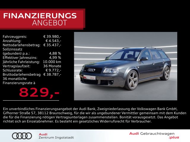 RS 6 Avant plus 4.2l V8 Recaro Leder Schiebedach