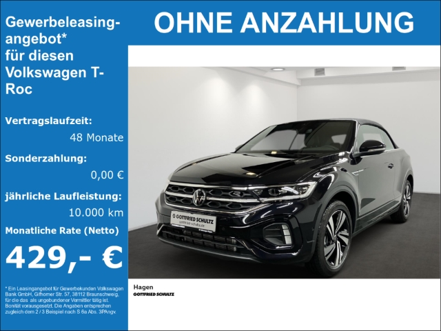 T-Roc Cabriolet R-Line 1.5 TSI DSG AHK+MATRIX-LED+KAMERA+ACC