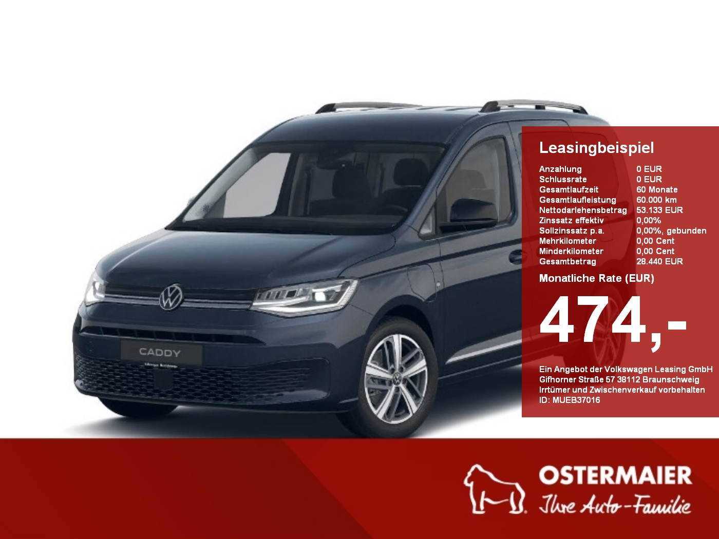 Volkswagen Caddy 1.5 TSI Style eHybrid 115PS 17ALU