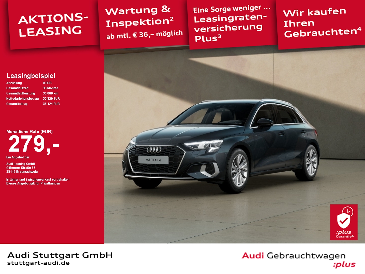 A3 Sportback advanced 40 TFSI e S tronic SHZ VC