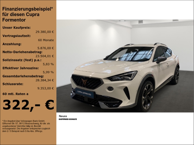 CUPRA Formentor VZ HYBRID APP EPH