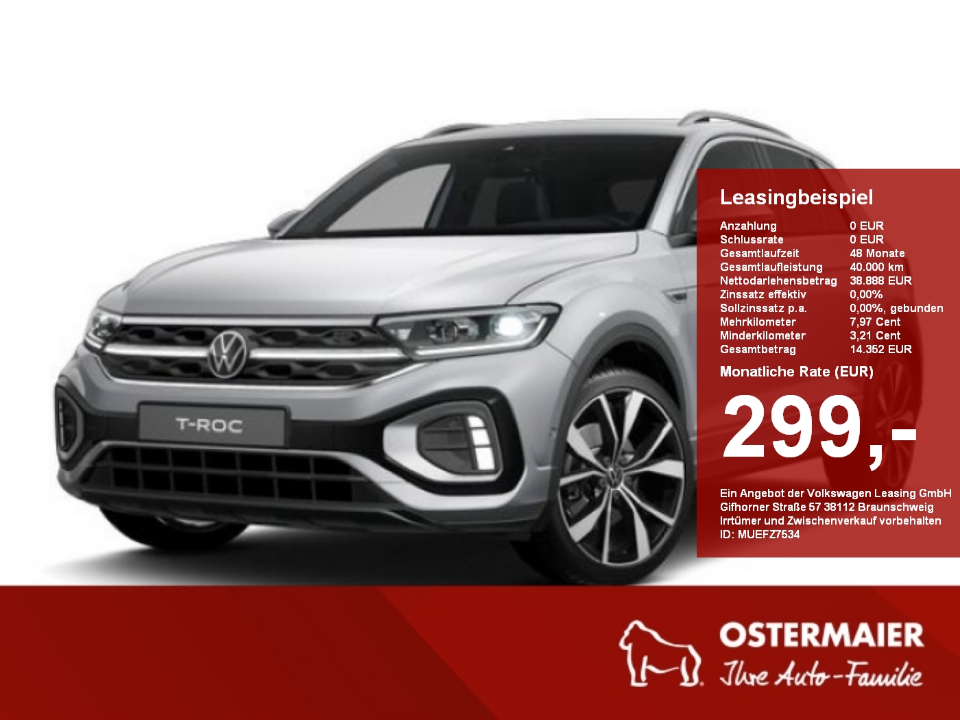 T-Roc R-Line 1.5TSI 150PS DSG 4J-GARANTIE,AHK,IQ.LIGHT,NAVI,19ALU,KAMERA
