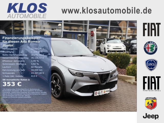 Alfa Romeo Junior 1.2 IBRIDA SPECIALE VGT 136PS DCT6 TECHNOLOGIE