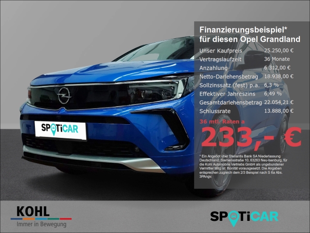 Opel Grandland 1.2 Elegance Ultimate Turbo AT8 °