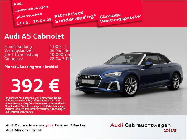 Audi A5 Cabriolet 40 TFSI S line