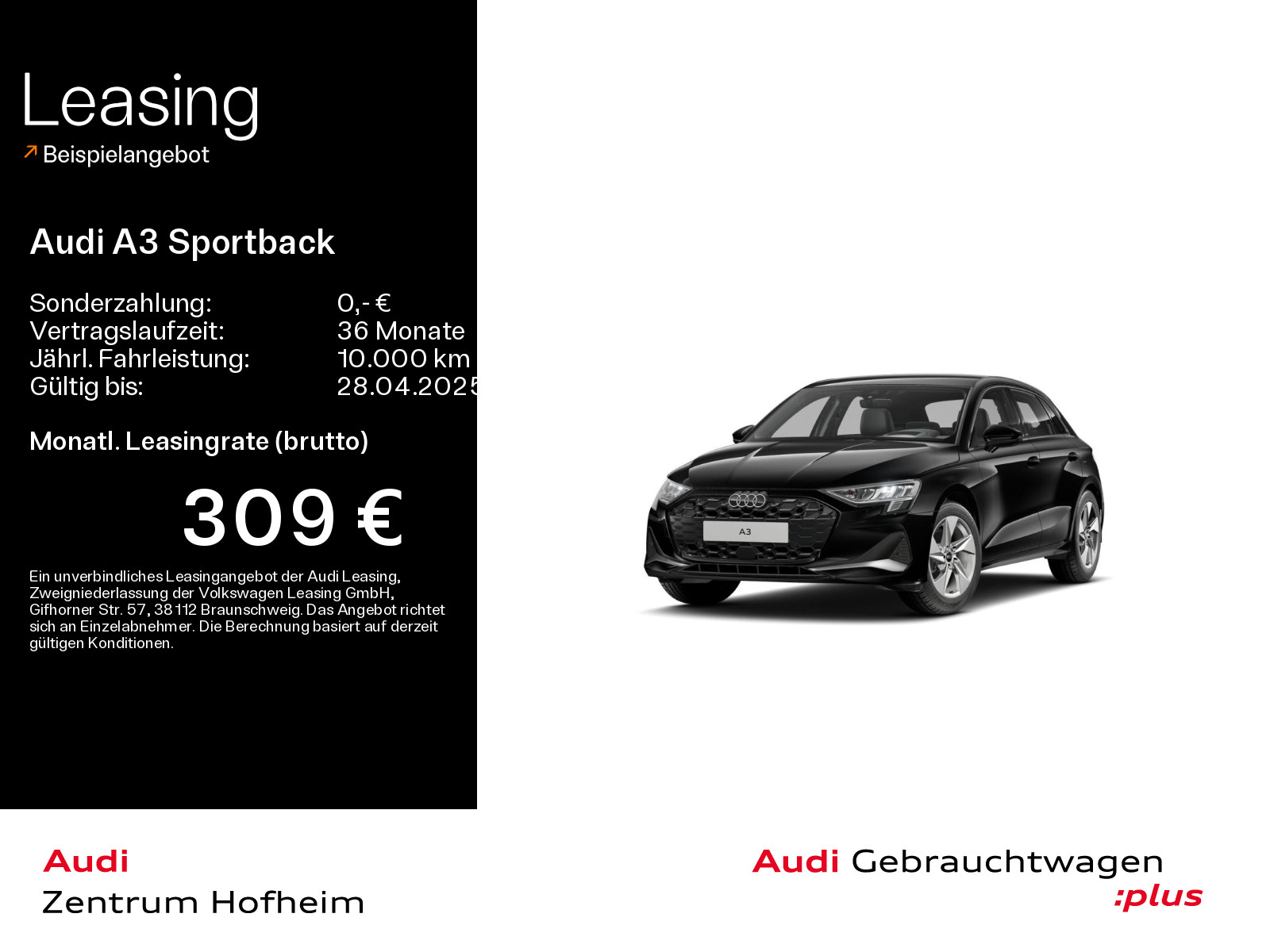 A3 Sportback 35 TDI Advanced S tro*Sonos*HUD*LED*Virtual*Navi+*Kamera*ACC*