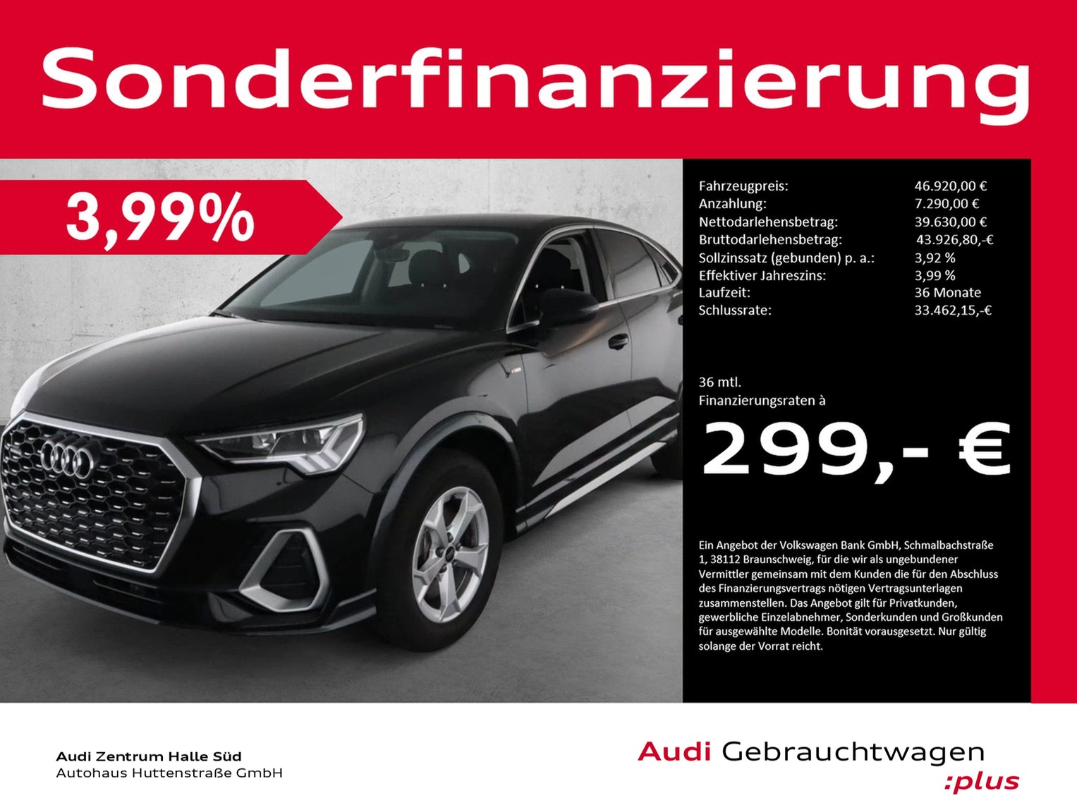 Q3 Sportback 40 TFSI qu S line STANDHZG AHK 19"