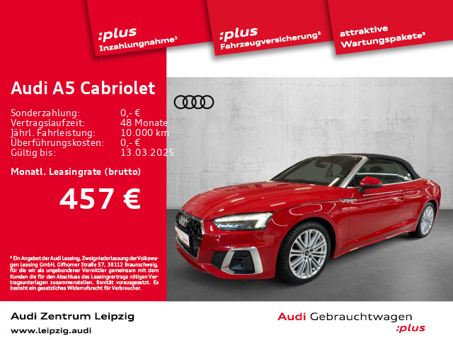 A5 Cabriolet 40 TDI quattro S line *Matrix*AHK*