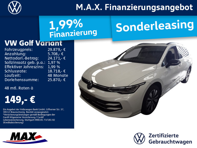 Golf VIII Variant 2.0 TDI DSG GOAL +LED+ACC+RFK+