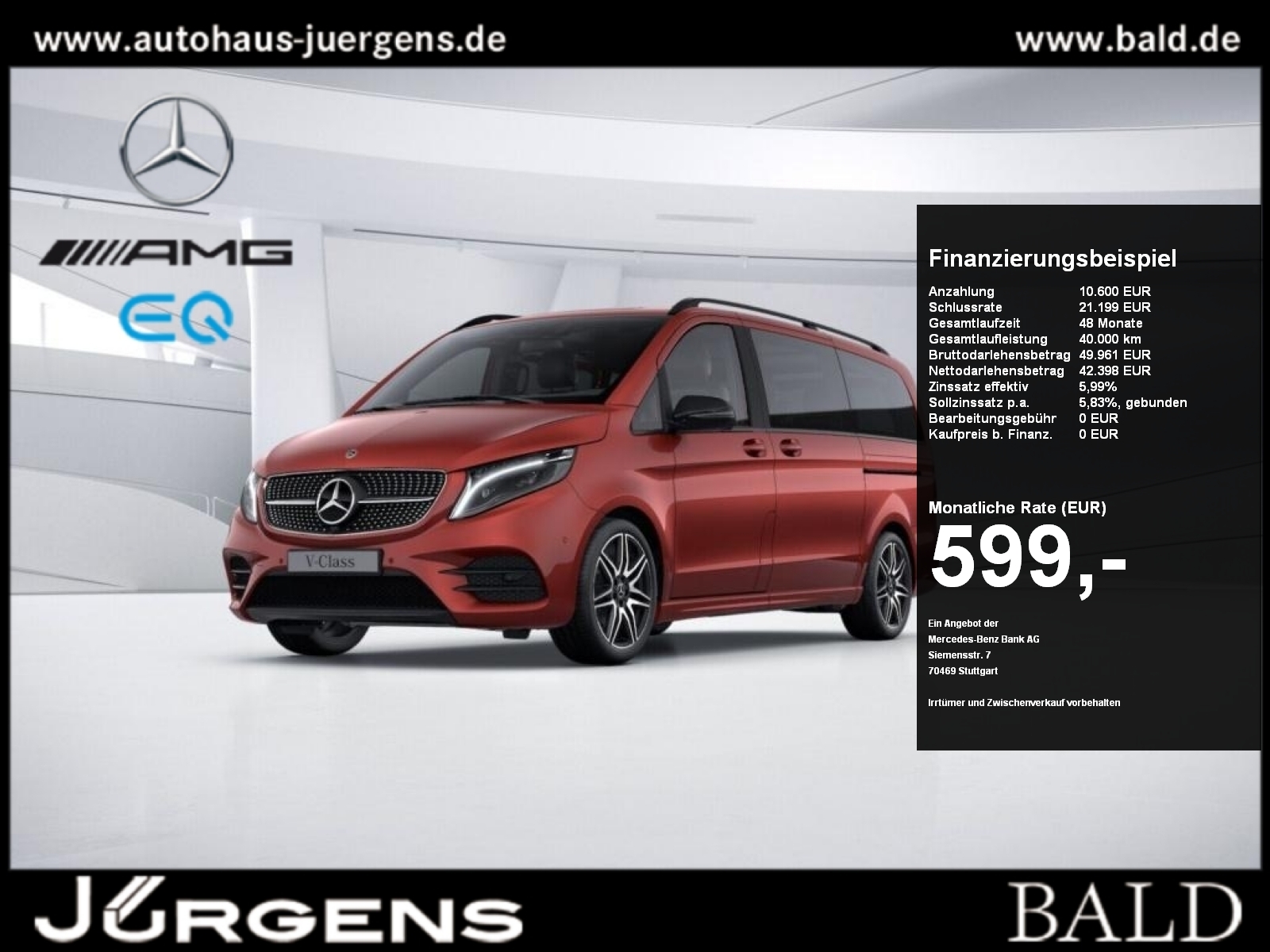 Mercedes-Benz V 300 AVANTGARDE NIGHT EDITION L AMG