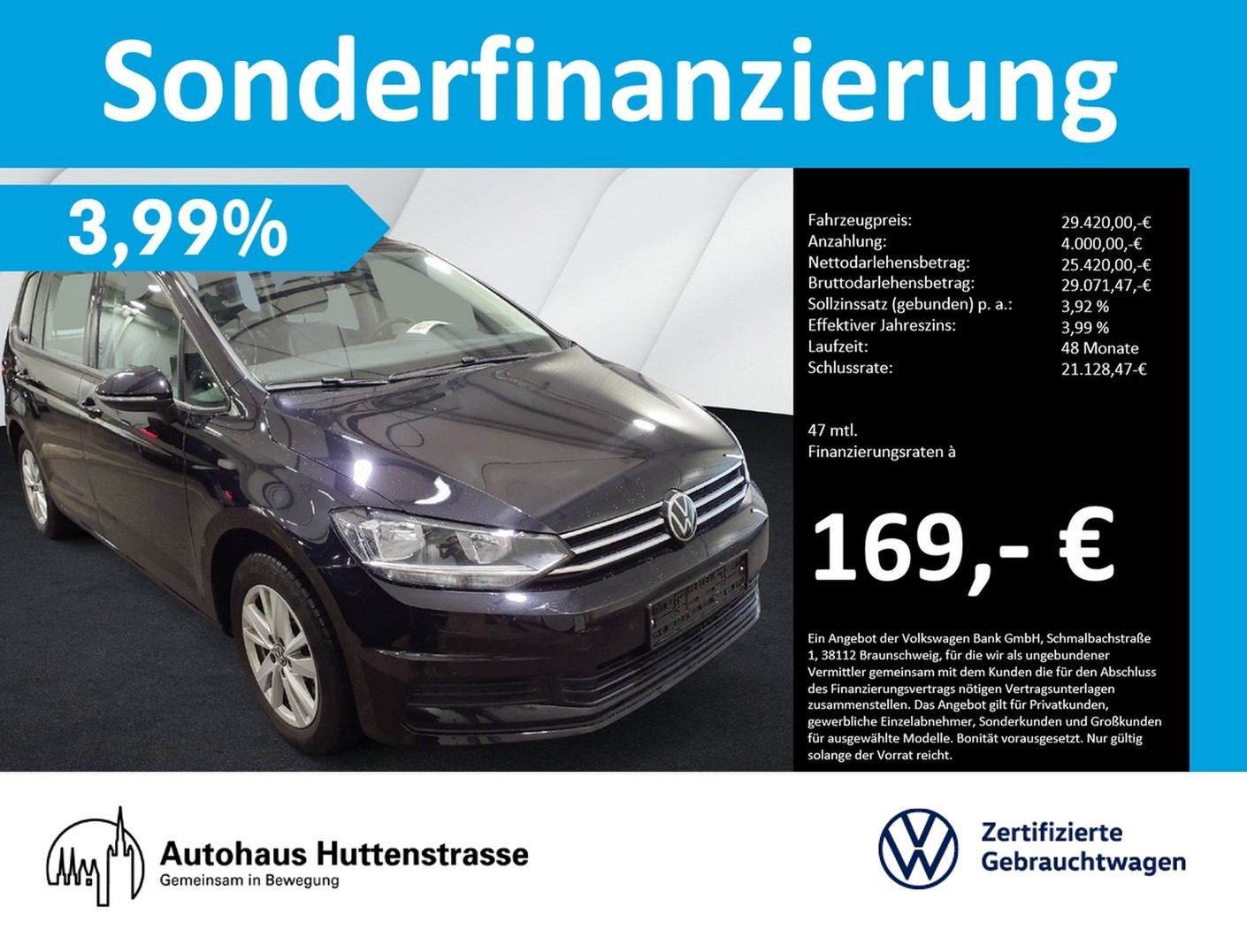Volkswagen Touran 1.5 TSI Comfortline