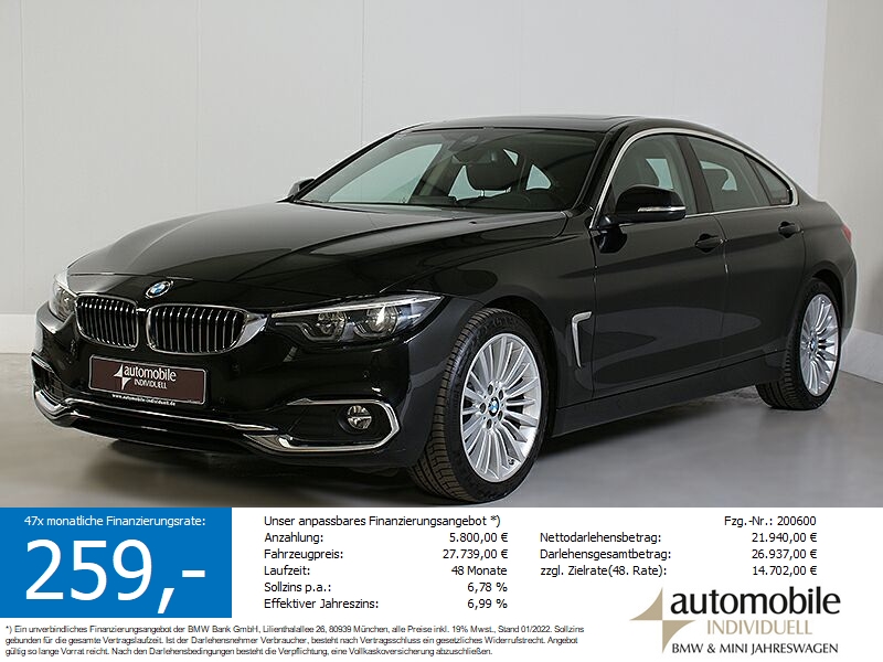 420d Gran Coupé Luxury Line Navi HuD LED Kamera
