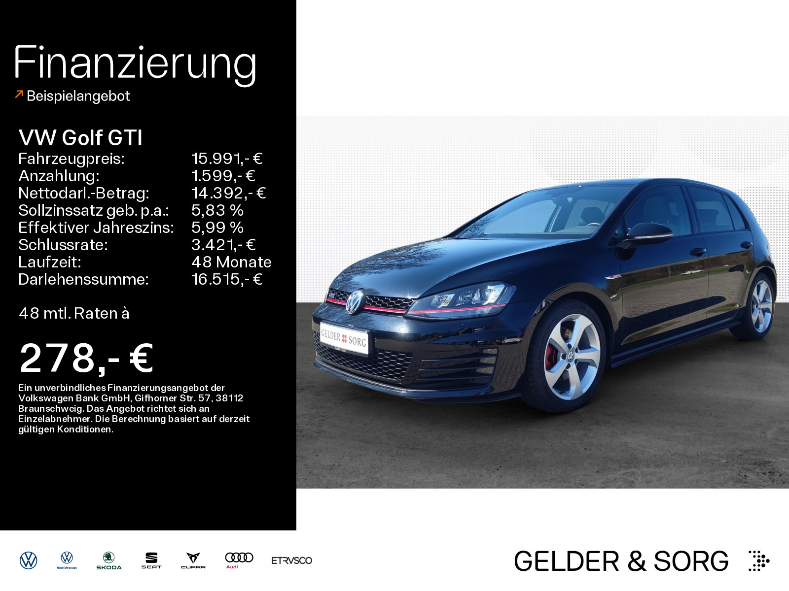 Volkswagen Golf 2.0 TSI GTI ||||