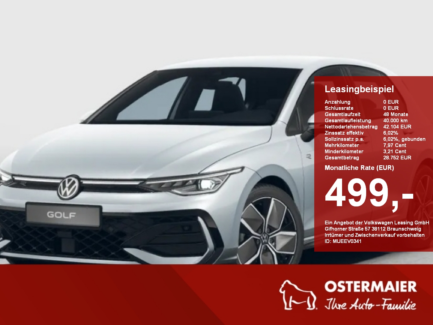 Golf VIII R-Line 1.5eTSI 150PS DSG IQ.LIGHT,ACC,