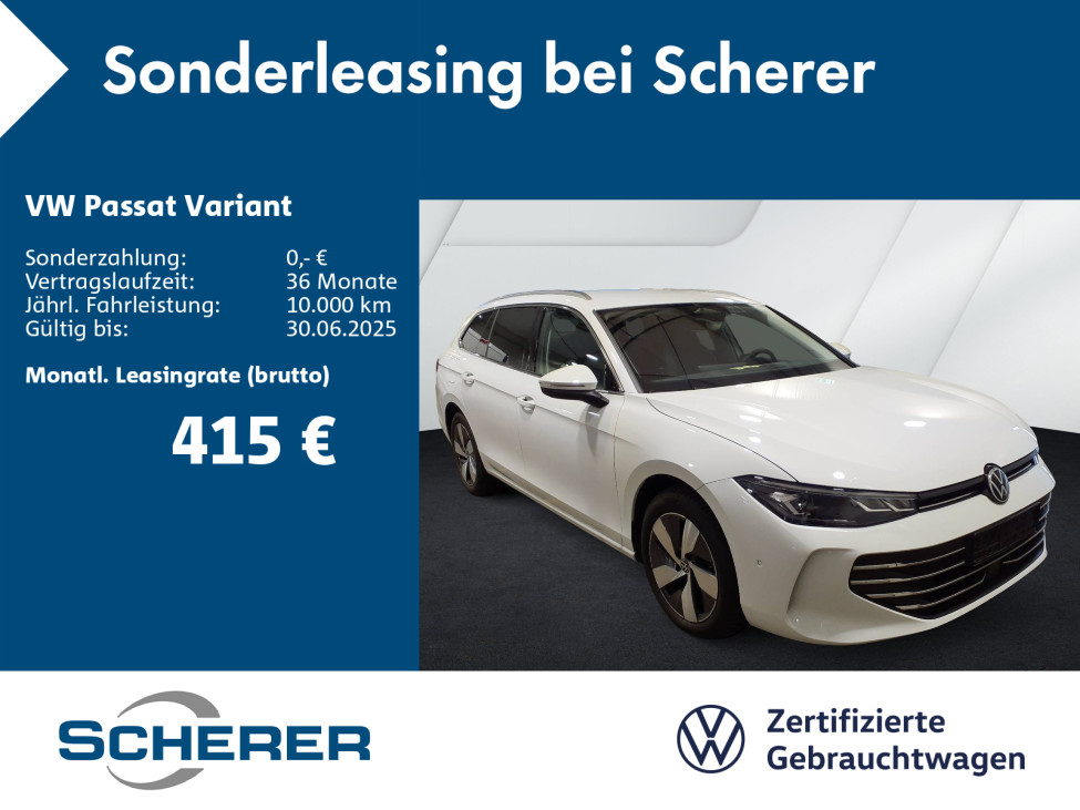 Passat Variant Business 1.5 eTSI DSG IQ.DRIVE AHK NAVI PARK ASSIST PLUS LED KEYLESS