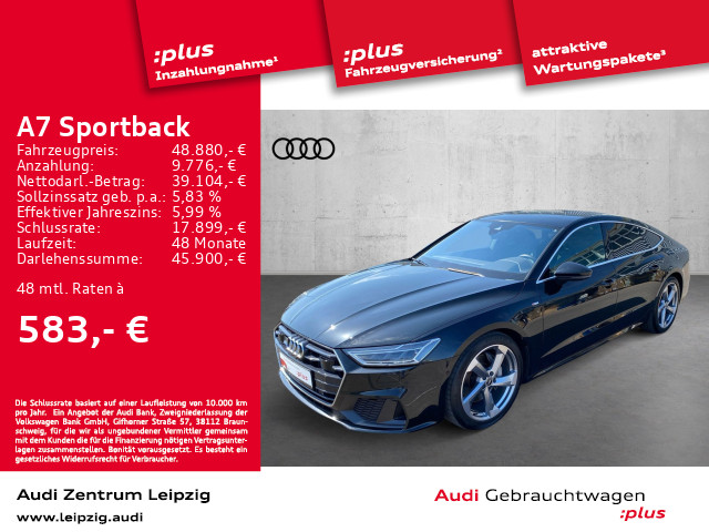 Audi A7 Sportback 50 TDI qu 2xS-line Assistenz