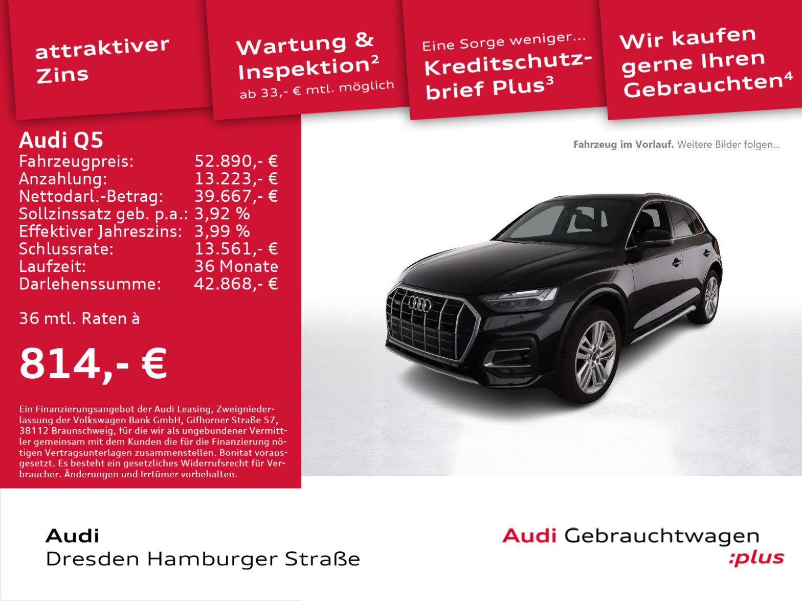 Audi Q5 50 TFSI e advanced quattro