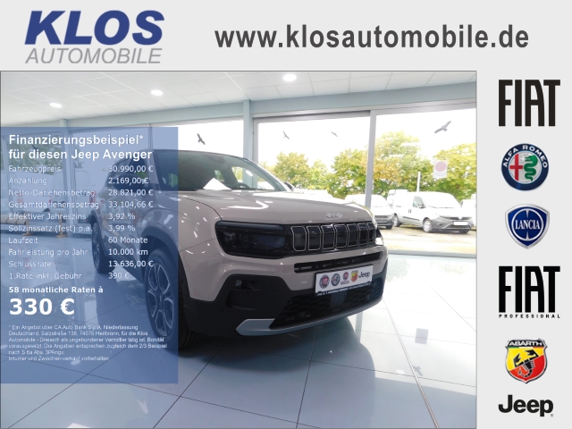 Avenger SUMMIT e-Hybrid 1.2 110 PS DCT6 WINTER SCHIEBEDACH