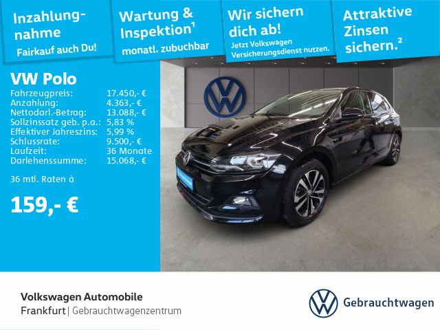 Volkswagen Polo 1.0 TSI IQ DRIVE FrontAssist BlindSpot