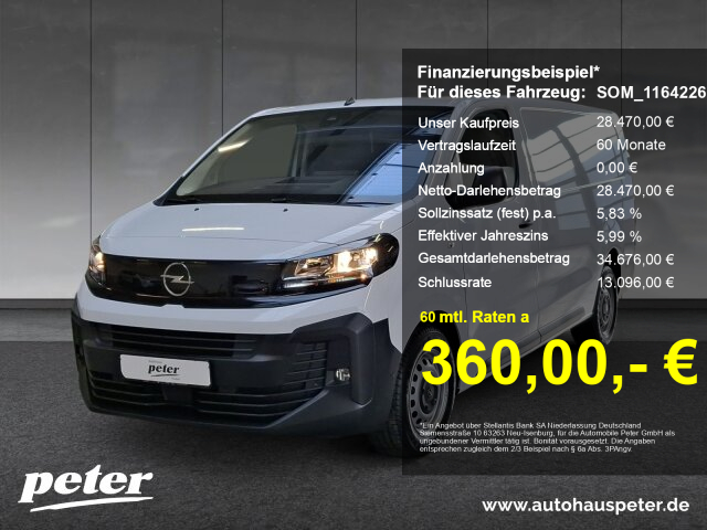 Vivaro 2.0 D Edition L Rückfahrkamera EPH SH