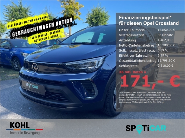 Opel Crossland 1.2 Edition Turbo 110