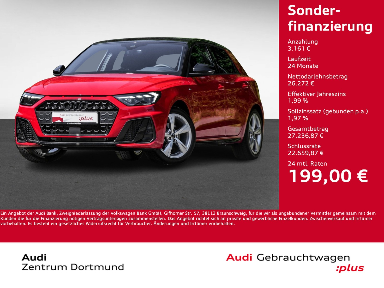 A1 Sportback 30 S LINE BLACKPAK ACC LM18 NAVI+