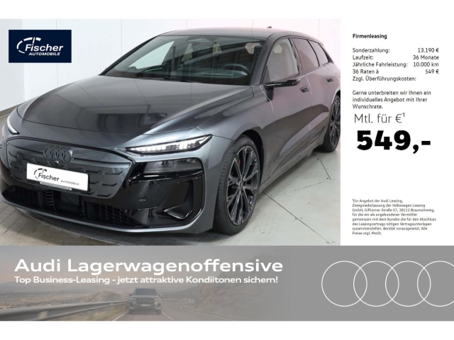 A6 e-tron Avant performance S line edition one