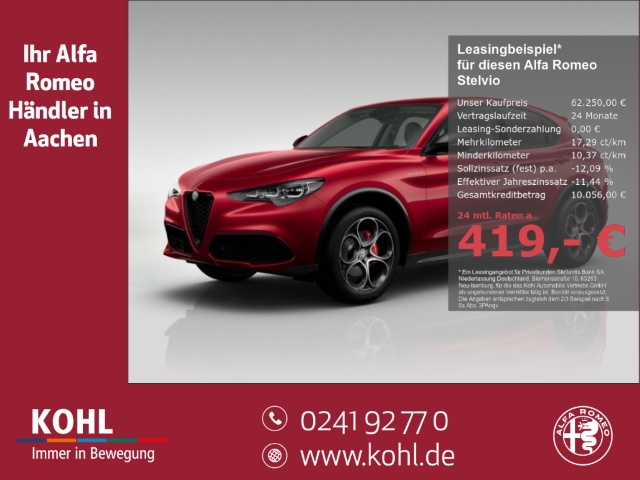 Stelvio Veloce 2.0 Turbo 16 V 280PS Q4 AT8 Navi Keyless