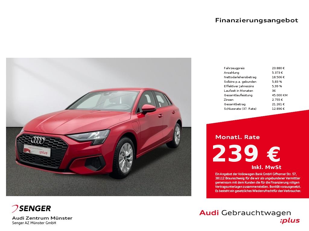 Audi A3 Sportback 40 TFSI e