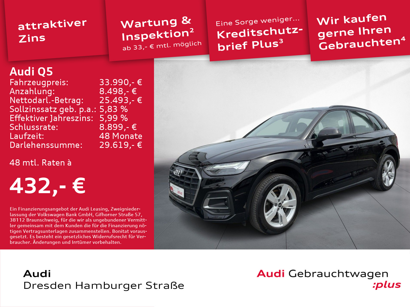 Q5 50 TFSI e quattro Matrix Navi AHZV S tronic